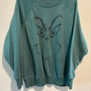 Dr. Seuss The Grinch Teal Sweatshirt